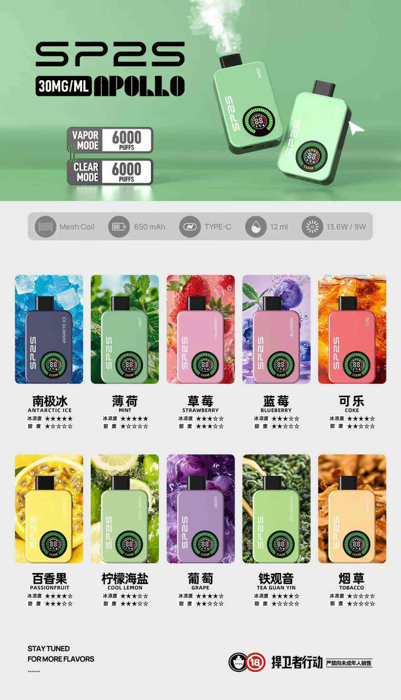   《新款上市》SP2S拋棄式12000口 官方正品 快速出貨